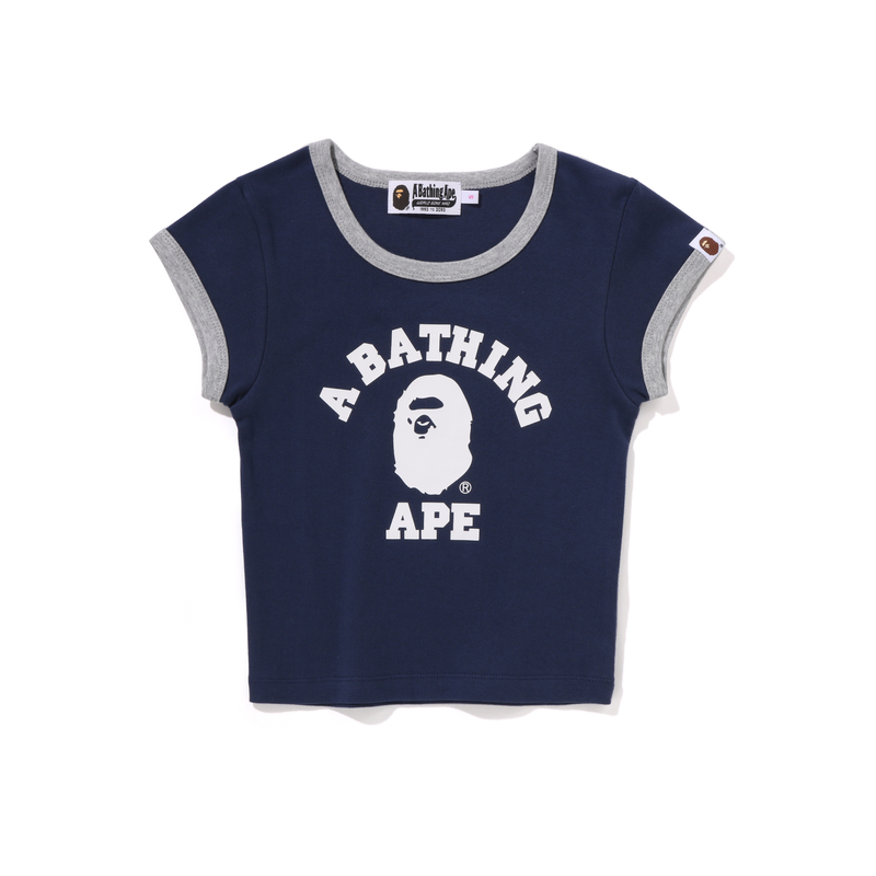 Женская футболка A BATHING APE (черная)