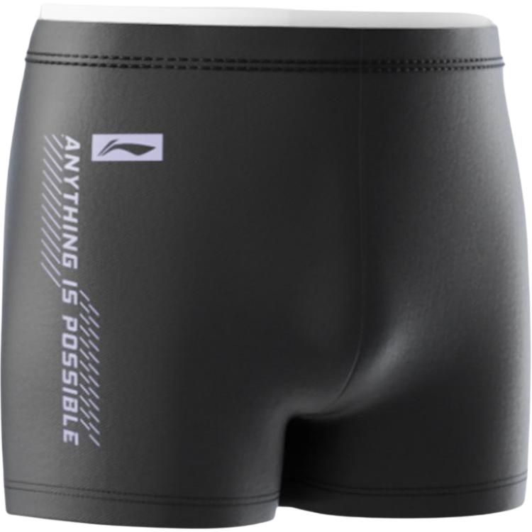 Li Ning Swim Collection Swimming Shorts Men's Black
