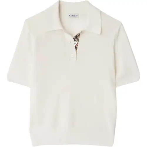 Burberry wool polo shirt