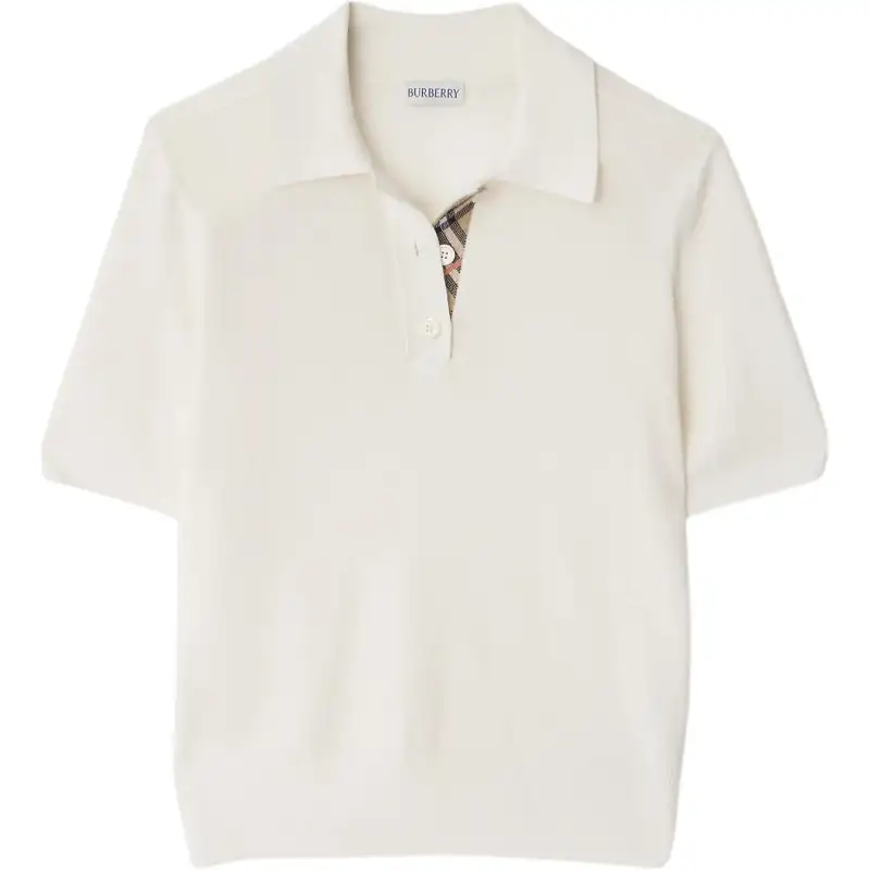 Burberry wool polo shirt