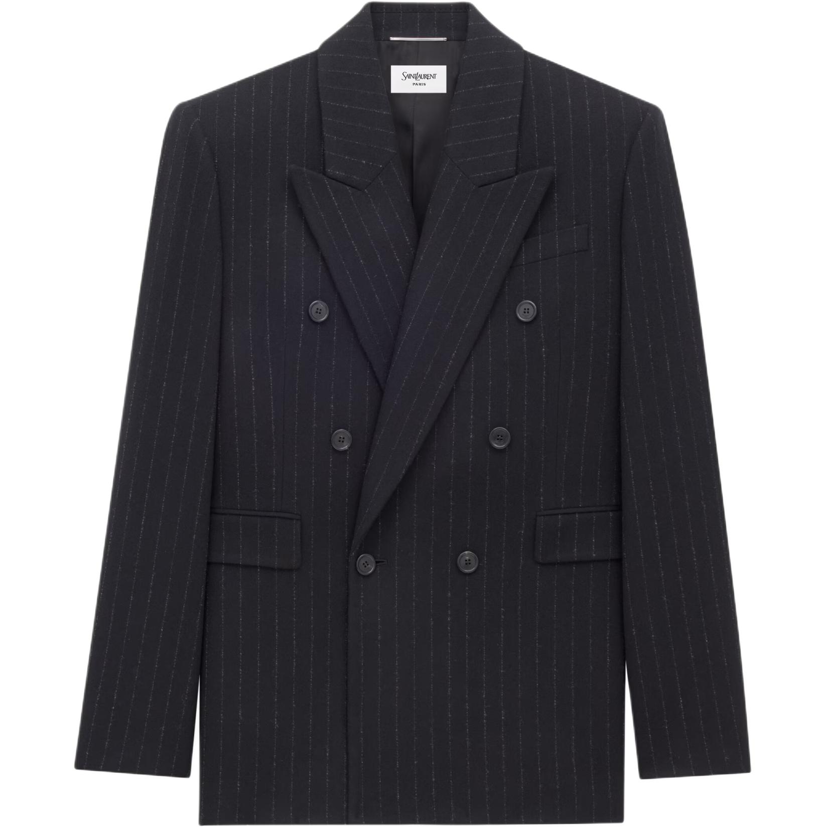 Saint Laurent pinstripe double-breasted blazer
