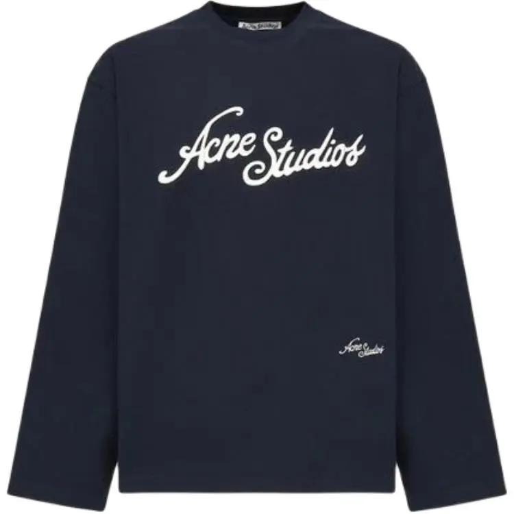 Acne Studios Logo Relaxed Fit T Shirt