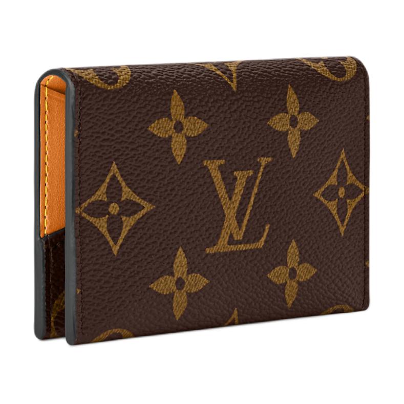 Визитница Louis Vuitton SLIM Card Holder (коричневая) — фото 2
