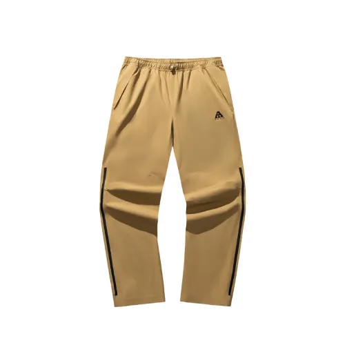 ANTA Windbreaker Pants Men's Ancient Tea Brown 3 Moderate