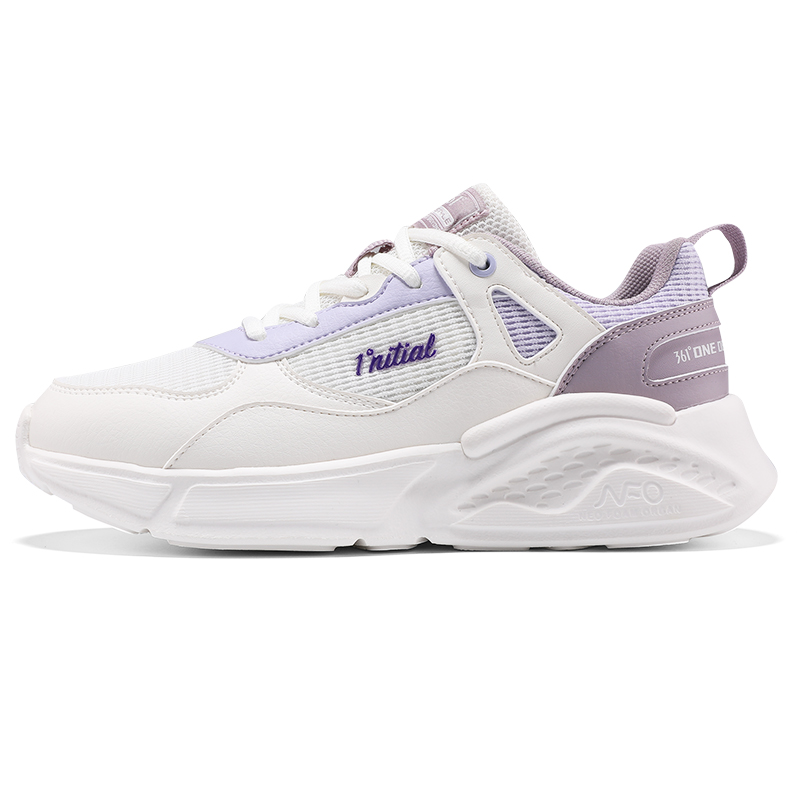 361° Low top Casual Running Shoes Women’s White Purple