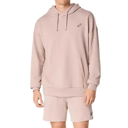 ASICS Sweatshirts Men's Light Pink Hooded Moderate Regular