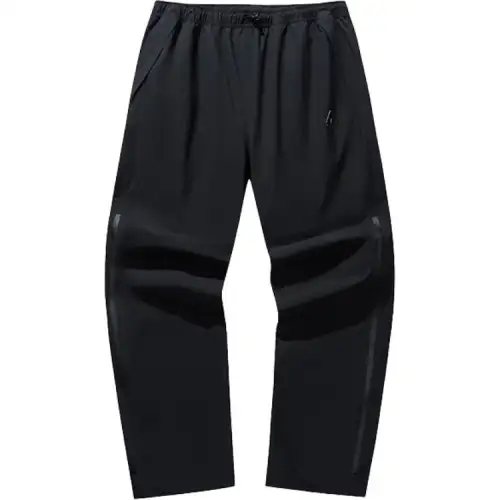 ANTA Windbreaker Pants Men's Basic Black 4 Moderate