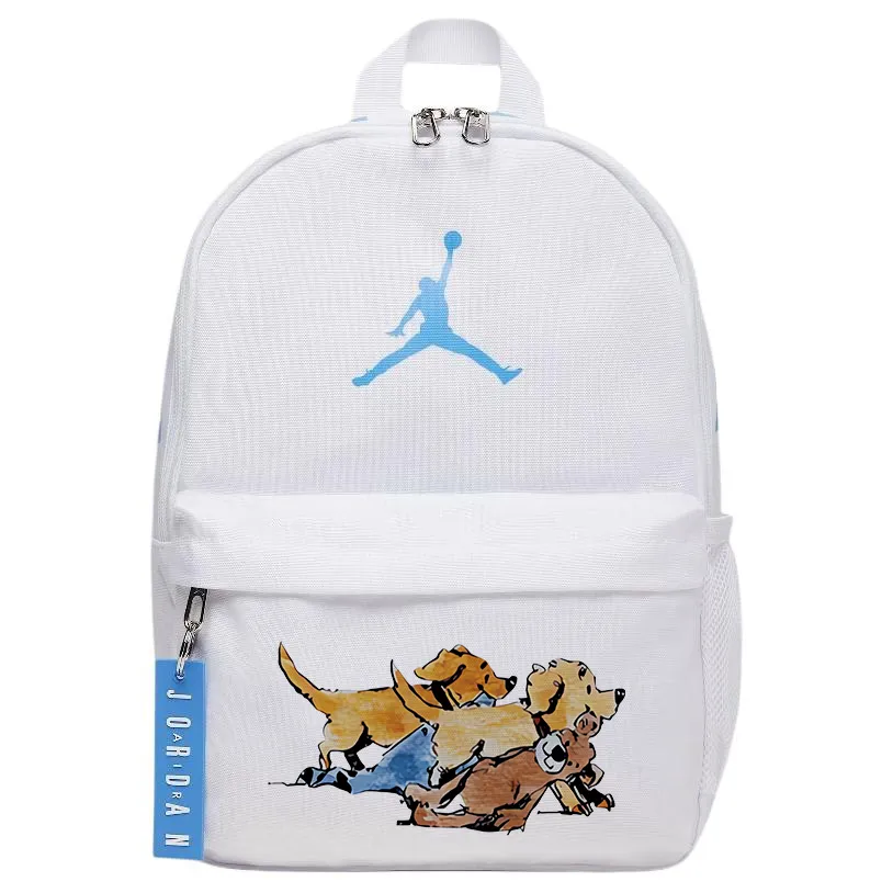 Jordan Polyester Backpack Regular Unisex Blue & White