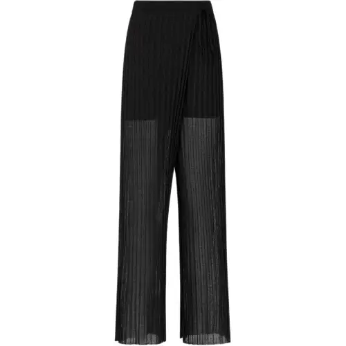 DIOR Casual Pants Women's Black Moderate Straight Fit Pants