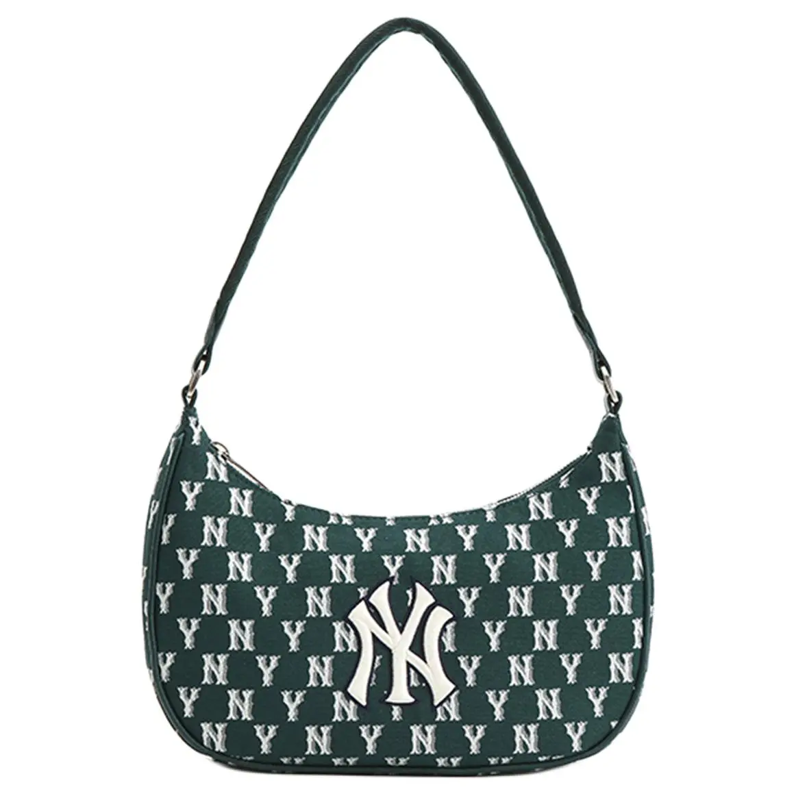 MLB Artificial Leather Hobo Bag, Shoulder Bag, Handbag Regular Unisex Dark Green