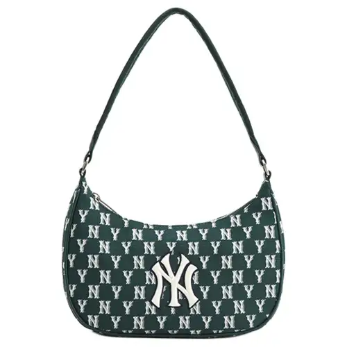 MLB Artificial Leather Hobo Bag, Shoulder Bag, Handbag Regular Unisex Dark Green