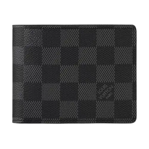 LOUIS VUITTON Multiple Wallet Damier Graphite Black/Grey