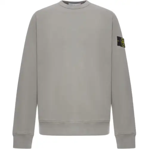 STONE ISLAND Logo Patch Crewneck Sweatshirt
