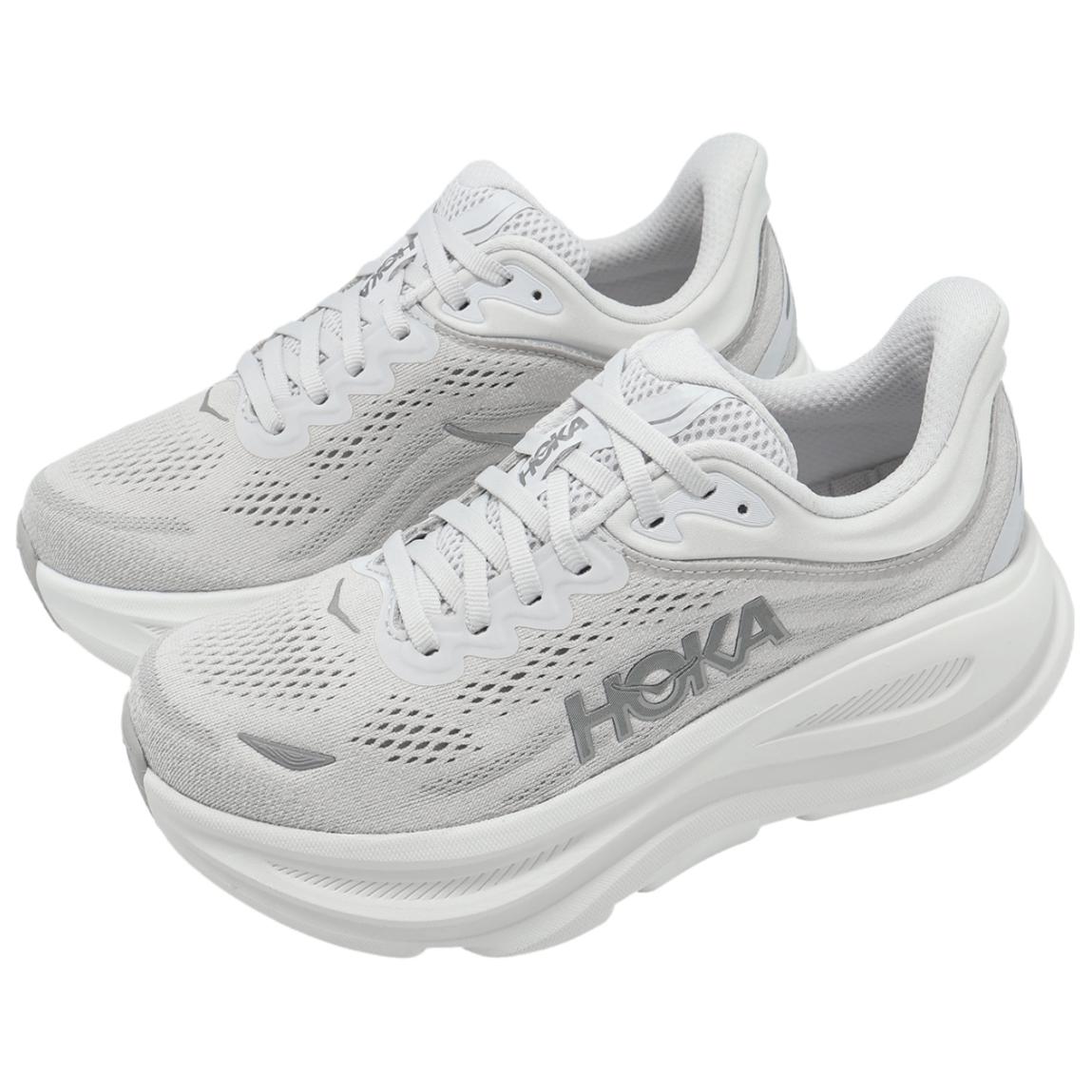 HOKA ONE ONE Bondi 9 Synthetic Leather Cushioning Breathable Support Supercritical Foam