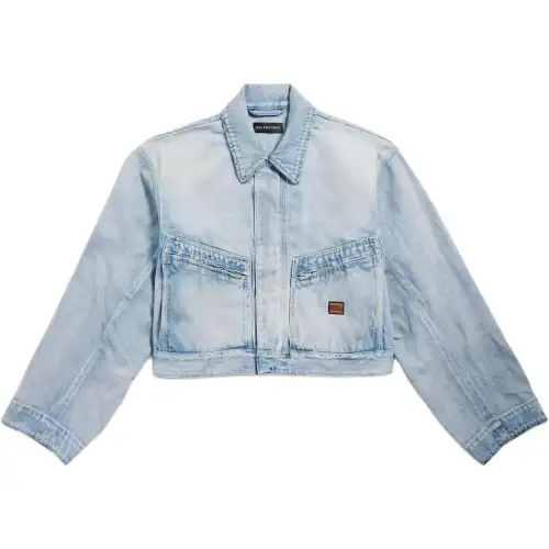 Balenciaga Denim Jacket Regular Fit Women's