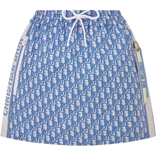 DIOR SS22 Casual Short Skirts Women's Cornflower Blue
