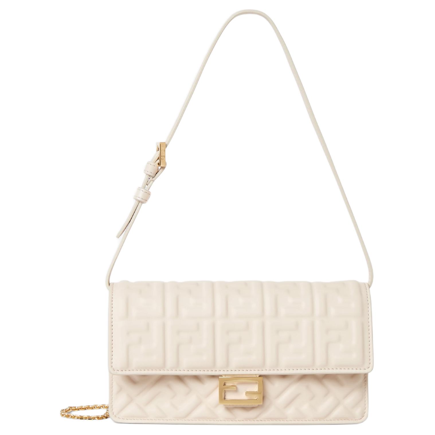 Женская сумка Fendi Camelia (белая)