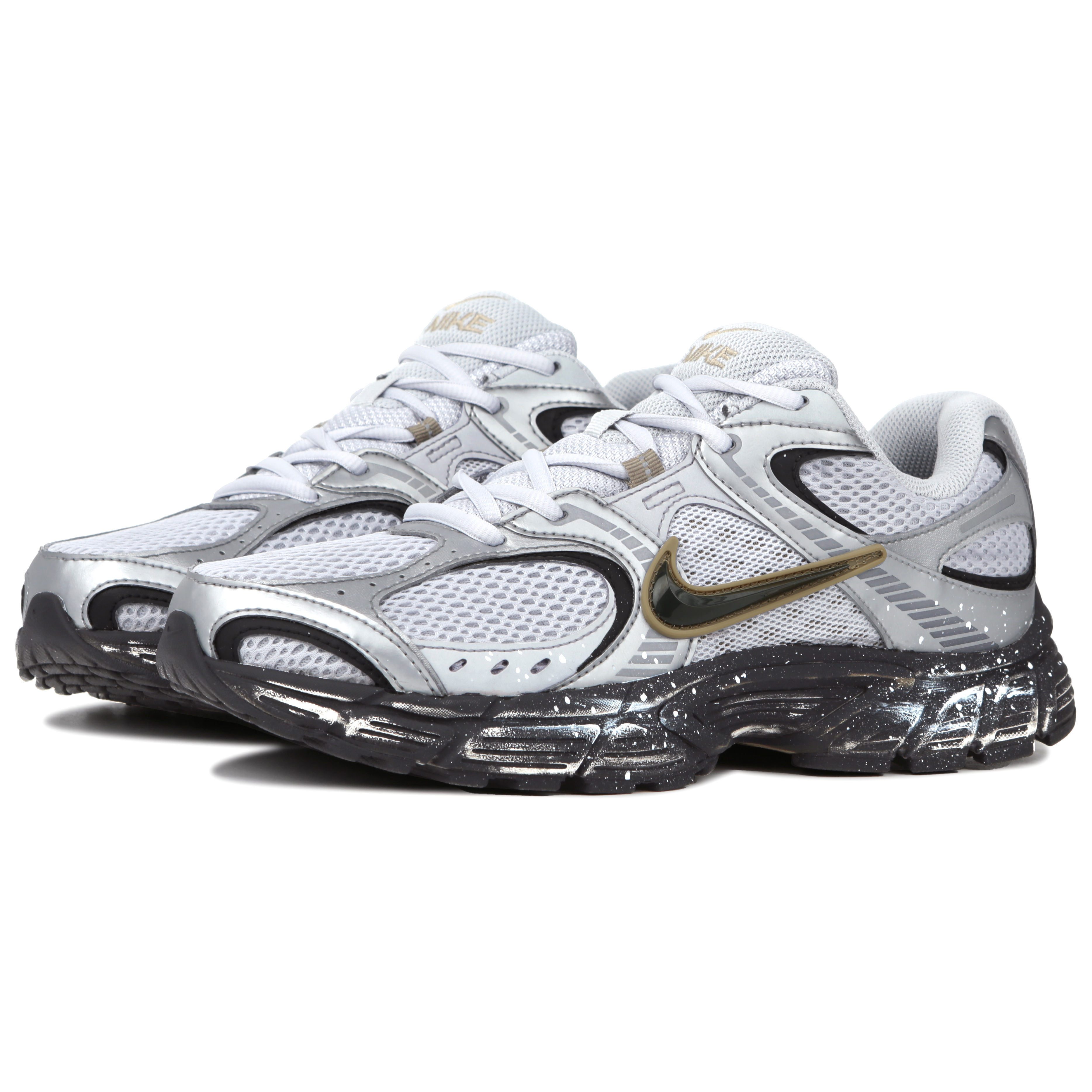 Nike V5 RNR Cushioning Abrasion Resistant Cushioning, Wear Resistant Low top Running Shoes Unisex Silver Gray