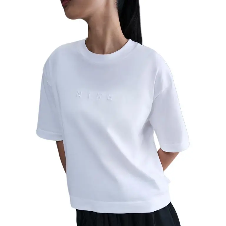 Nike Clothing T-Shirts Women's White Crew Neck