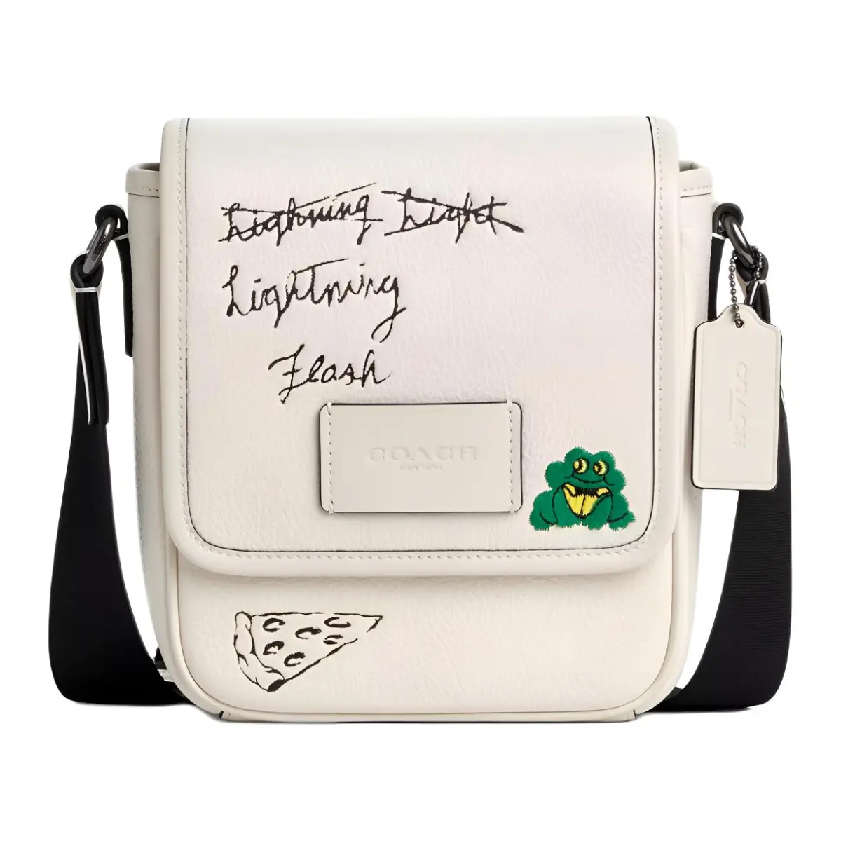 COACH Calfskin Crossbody Bags Mini Women's White