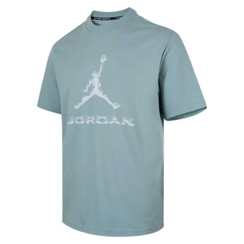 Jordan As M J T Shirts Men's Light Blue Crew Neck Moderate