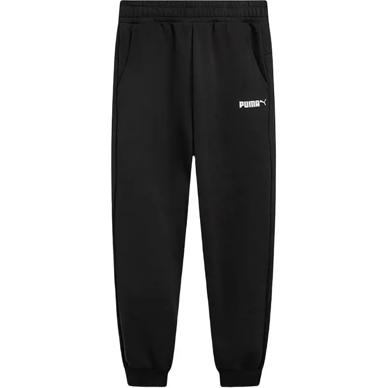 PUMA Casual Pants Unisex Black Moderate Cuffed Pants