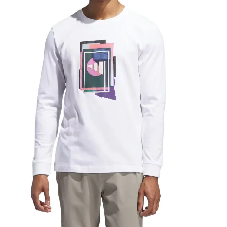 Adidas Free Shipping With AdiClub Beyond The Course Graphic Long Sleeve Tee
