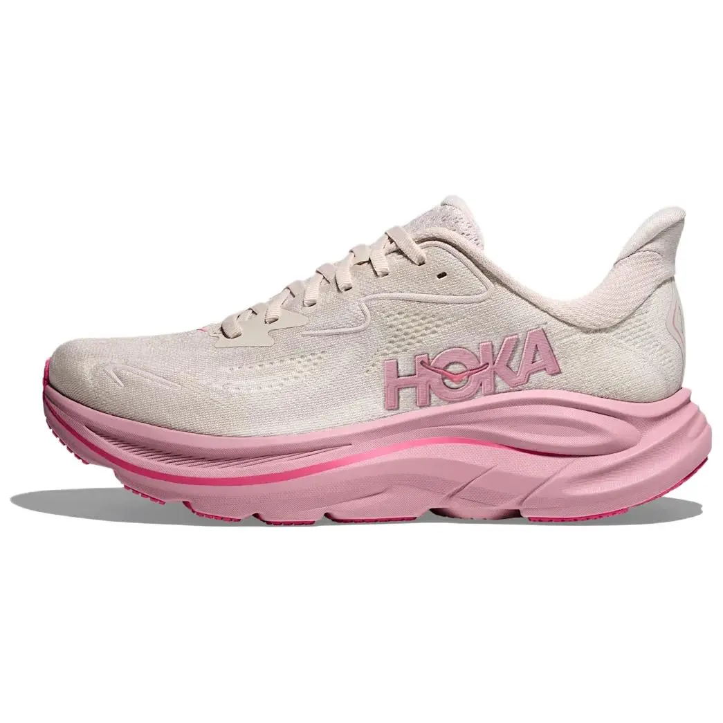 HOKA ONE ONE CLIFTON 10 Breathable Low top CMEVA Long Distance Running Sprint Running Shoes Women's Pink