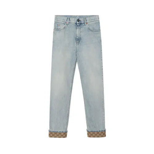 GUCCI Gg Turn Up Jeans