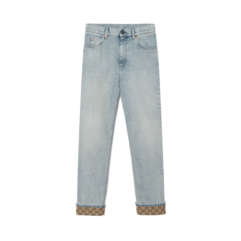 GUCCI Gg Turn Up Jeans