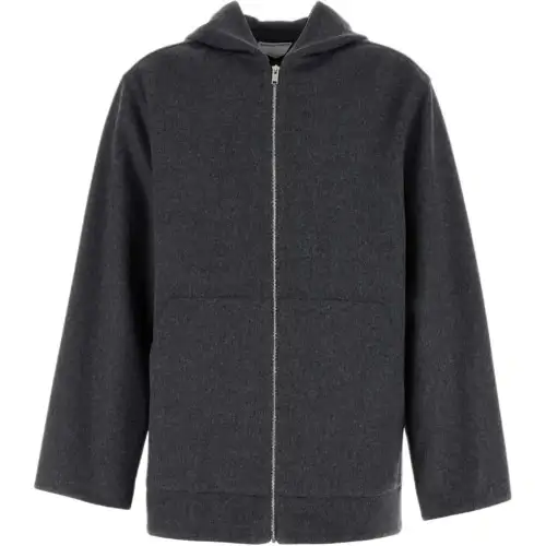 Bottega Veneta Hooded Double Face Zipped Jacket