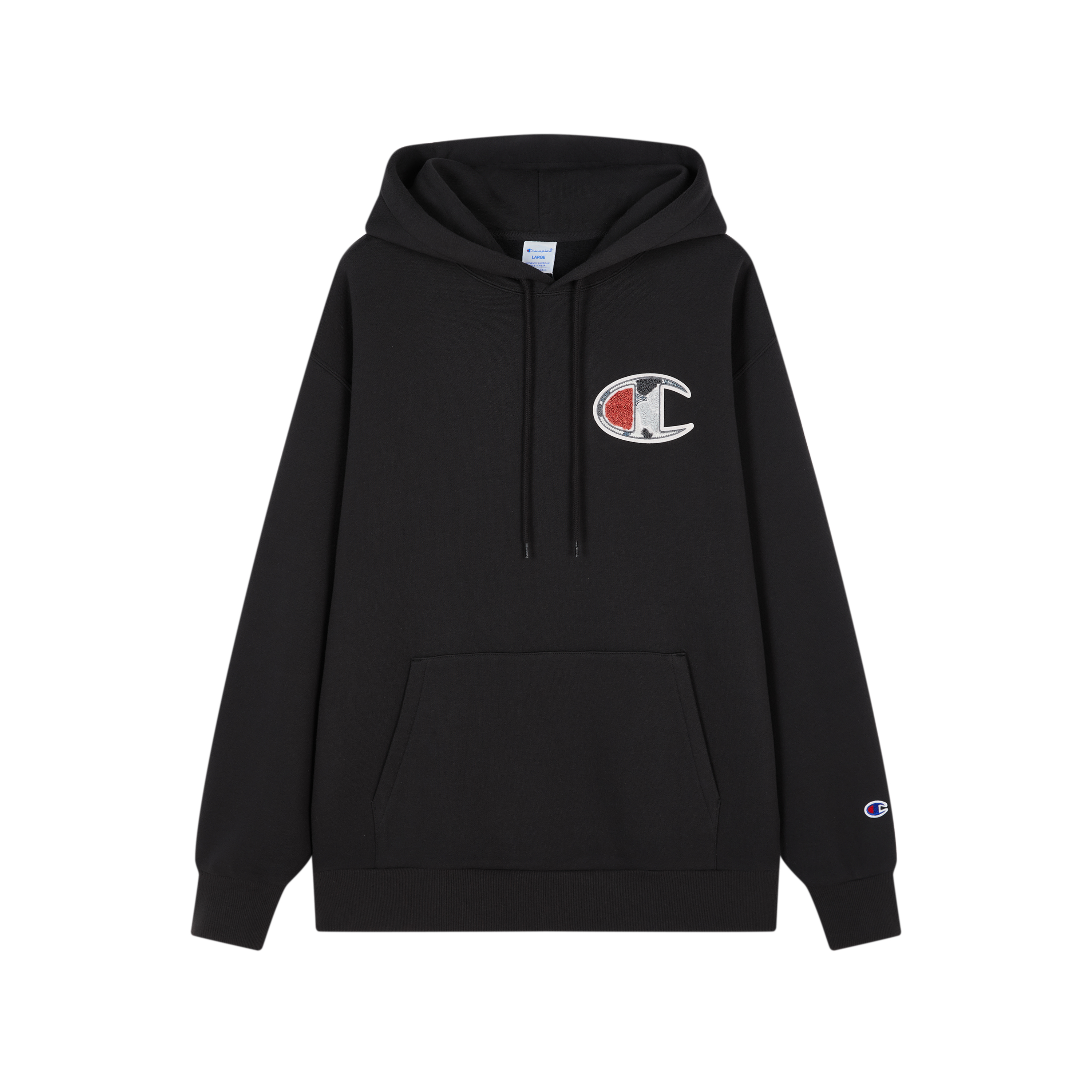 Худи Champion FW24 Logo Japan SMU 2 -Ecom C-Logo (серое)
