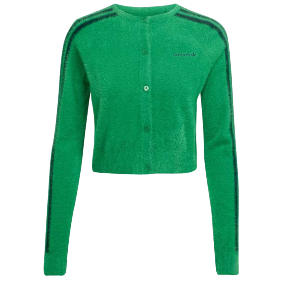 Adidas Fluffy Striped Cardigan