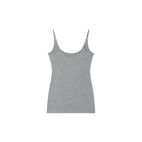 Burberry Tank Tops Women's Gray Crew Neck Moderate Straight Fit