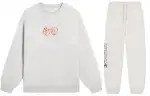 Li Ning Sweatshirt Sets Men's Crew Neck Moderate