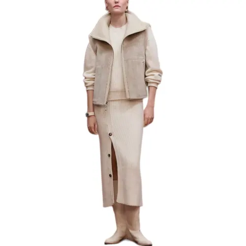 HERMES FW25 Leather Jacket Women's
