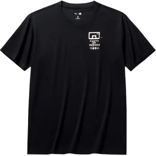 ANTA T Shirts Men's Basic Black 3 Crew Neck Moderate Straight Fit