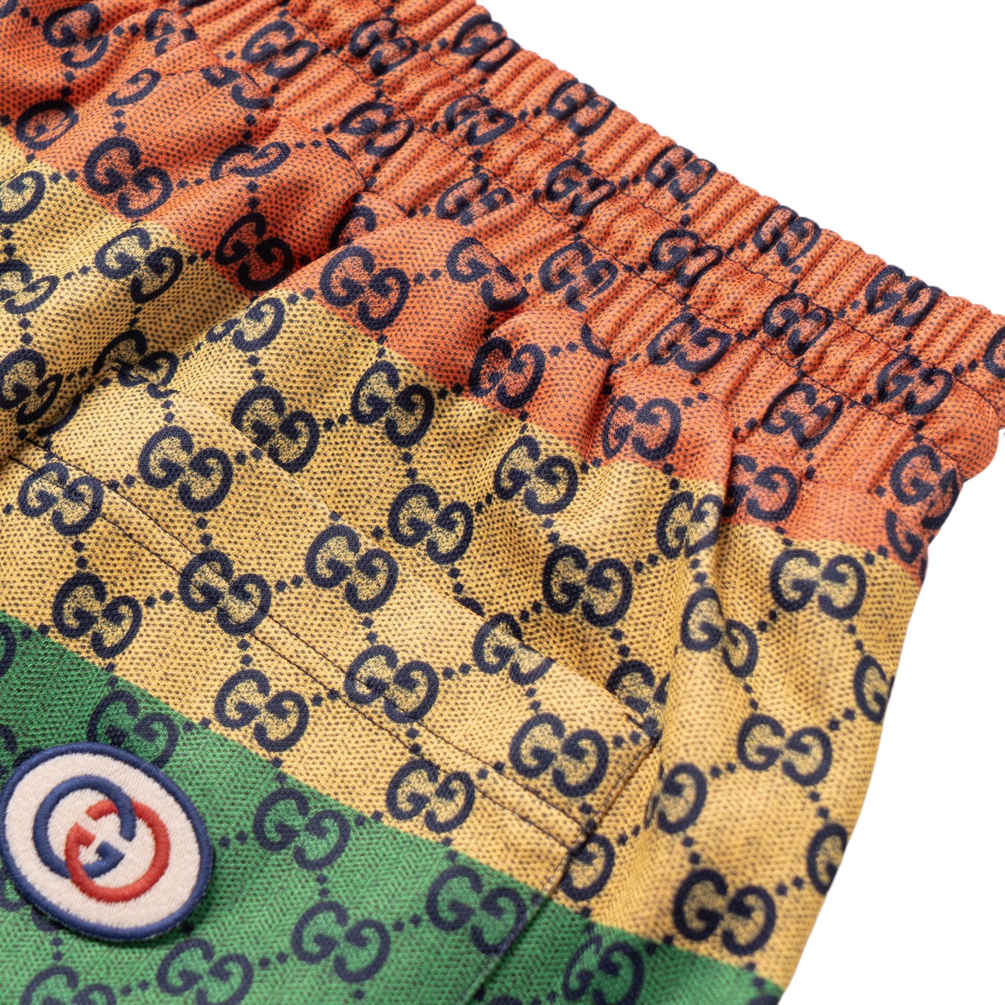 Мужские шорты Gucci GG Multicolor SS21 (разноцветные) — фото 5