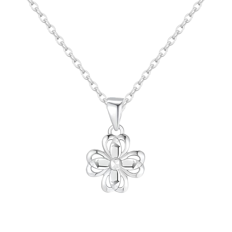 Chinese golden lucky clover, sophisticated cute pendant, fashionable universal platinum chain for key bag , necklace, light luxury style, simple and elegant design, high-quality style
