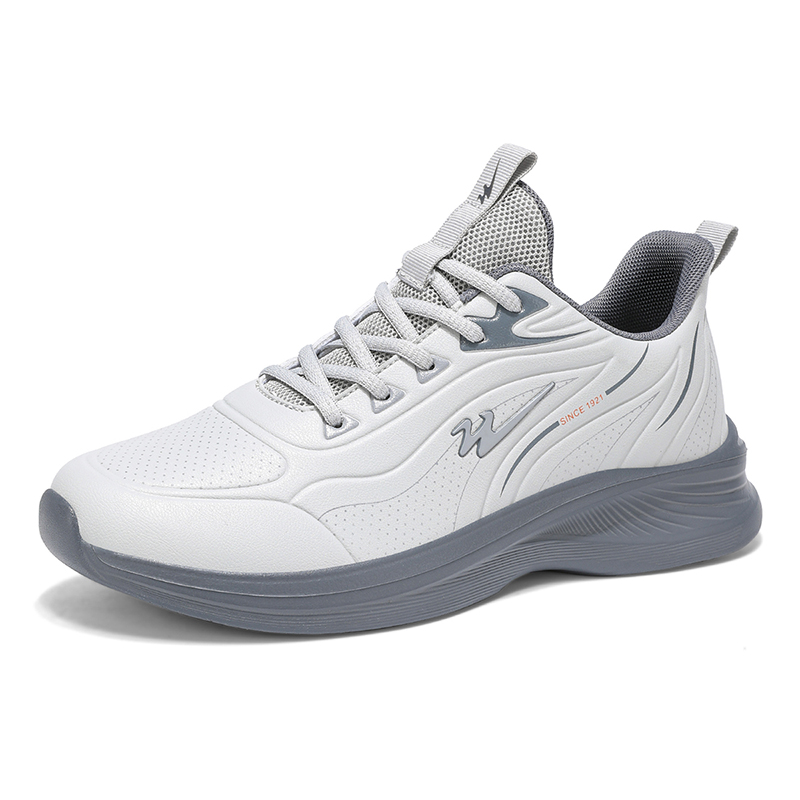 Binary Cushioning Slip Resistant Lightweight Rebound Low top Running Shoes Men’s Light Mist Gray