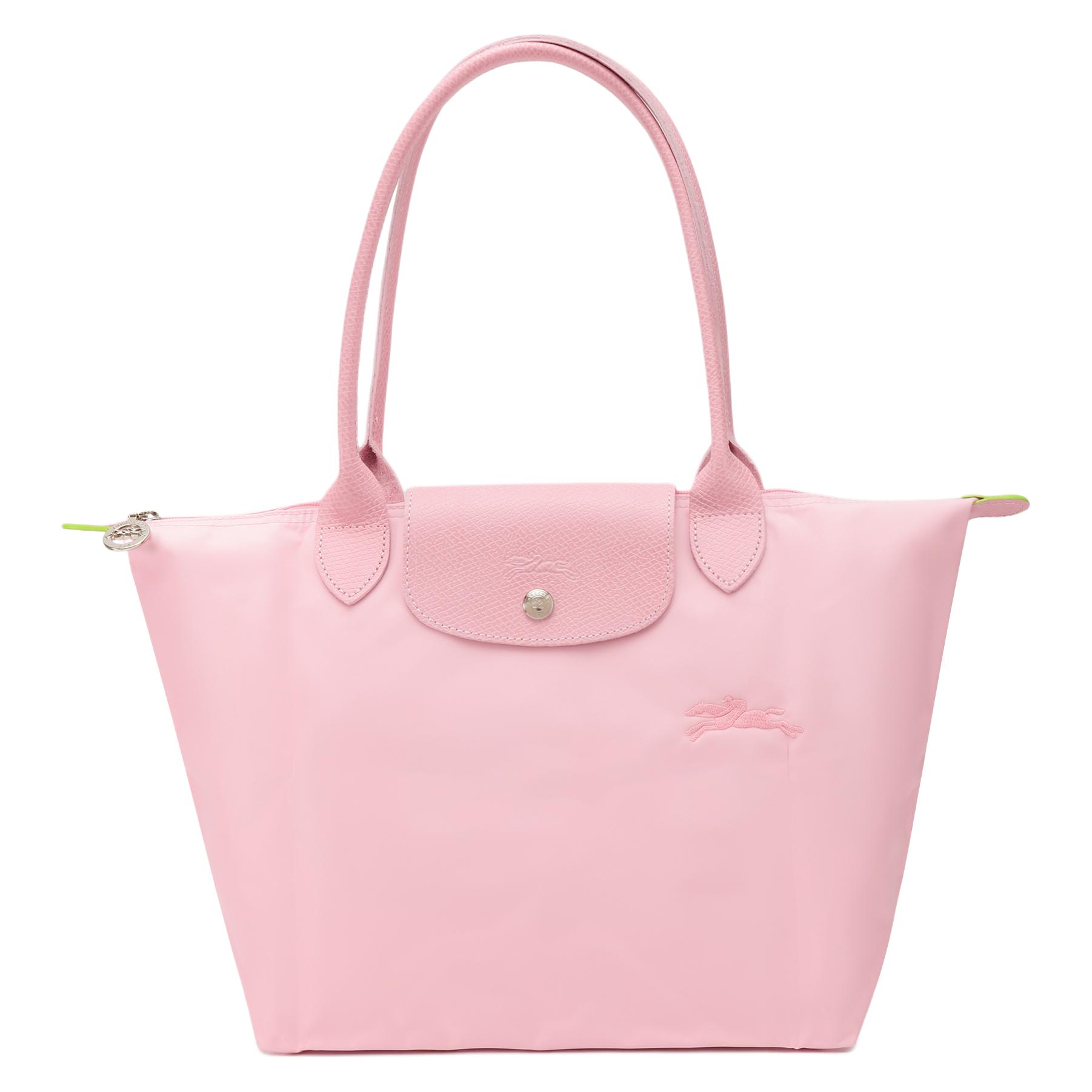 Женская сумка LONGCHAMP Le Pliage Green (розовая)