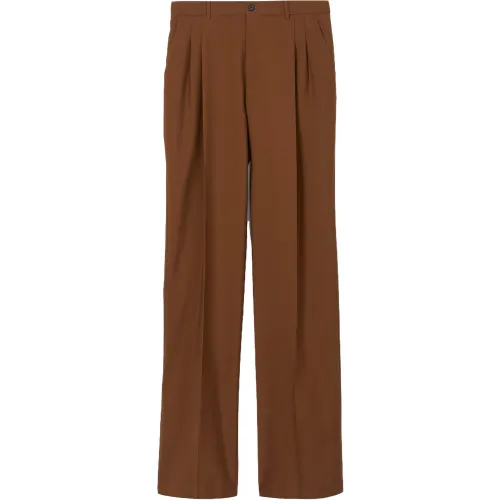 Burberry SS23 Casual Pants Men's Dark Birch Brown