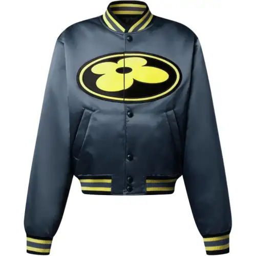 LOUIS VUITTON Satin Baseball Blouson