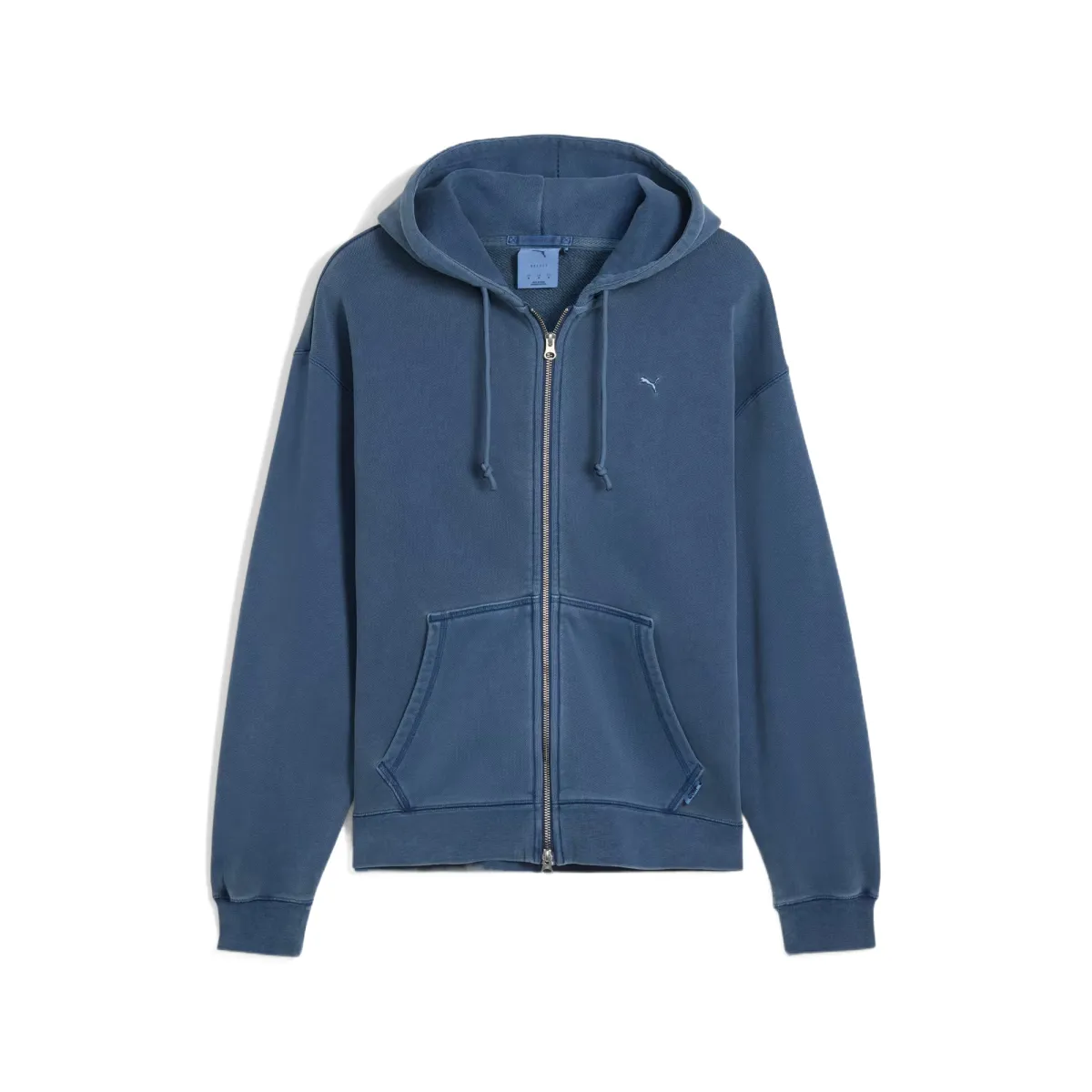 PUMA MMQ Sweatshirts Men's Marine Blue Hooded Moderate