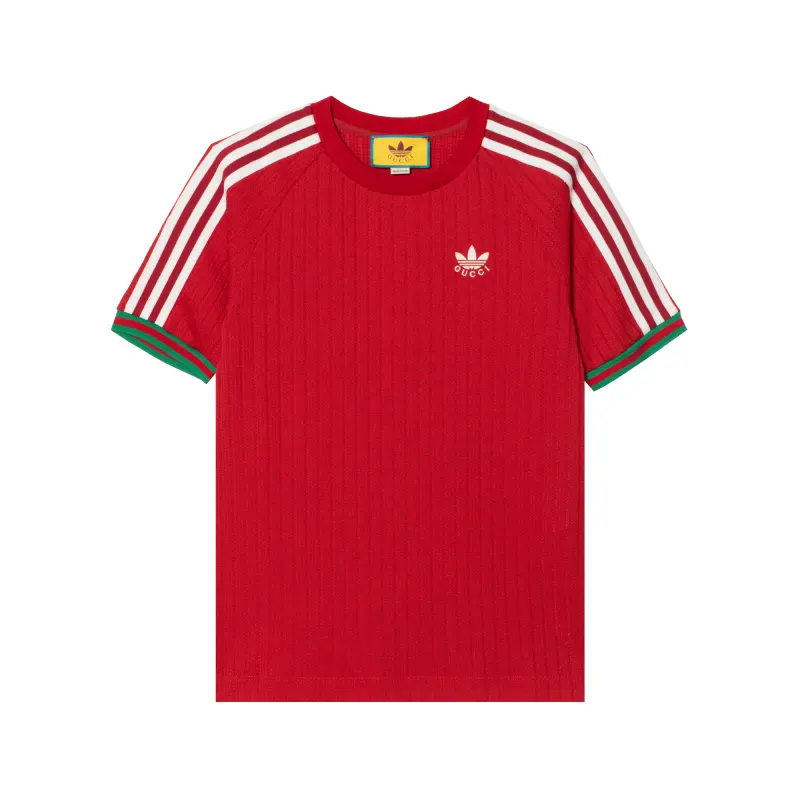 GUCCI X Adidas Jersey T-shirt Red