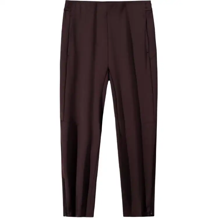 ANTA Casual Pants Women's Chocolate Brown Moderate Straight Fit Pants