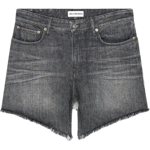Balenciaga Cut-Up Raw-Hem Mini Skirt