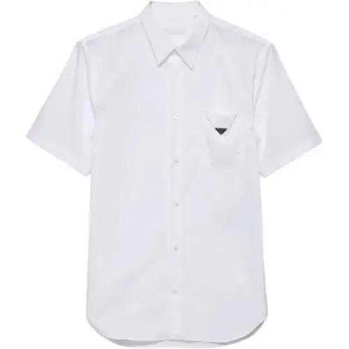 Prada patch-pocket short-sleeve shirt