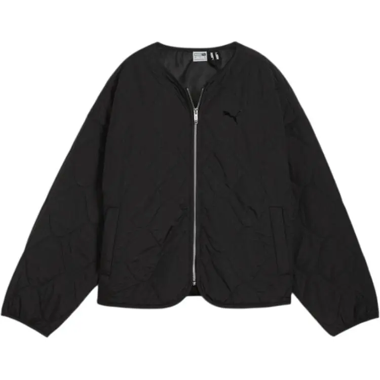PUMA Jackets Women's Black Baseball Collar Moderate Other
