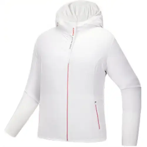 Anta Variety Training Collection Jacket Women's Snowflake White